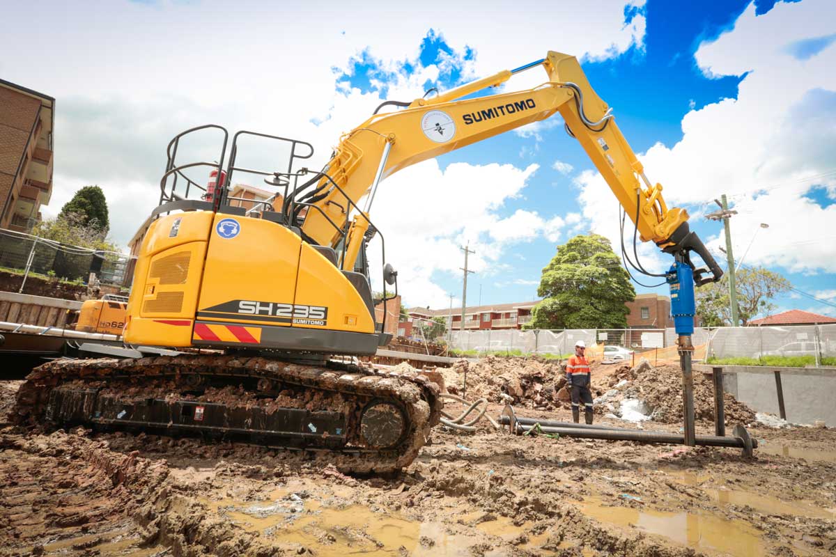 18500-45 auger drive on excavator