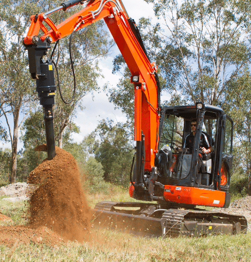 600040 Auger Drive Excavators up to 18,000 lbs (9 Ton) The