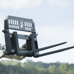 skid steer pallet forks on skid steer