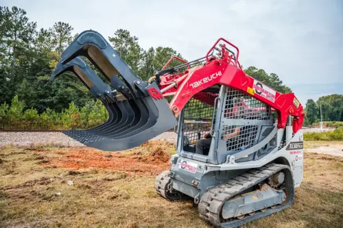 solesbees equipment skid steer grapple rake