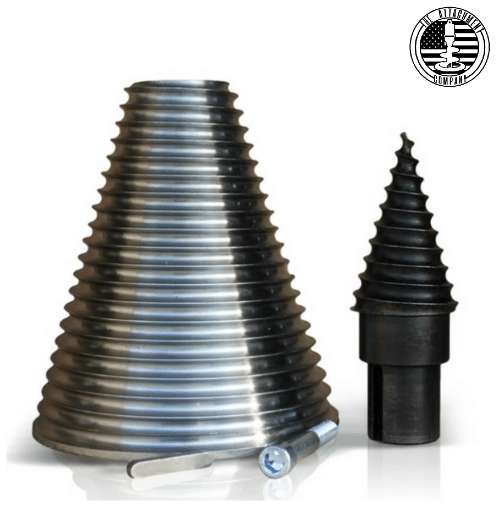 auger log splitter cone replaceable tip