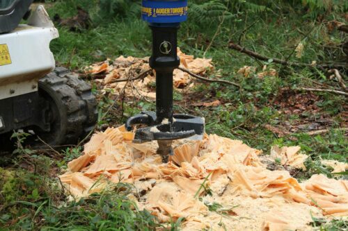 auger torque stump planer grinding stumps
