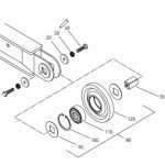 XHD nose roller diagram auger torque trenchers