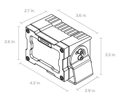 raycore x4 dimensions