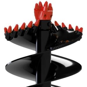 bullet rock auger