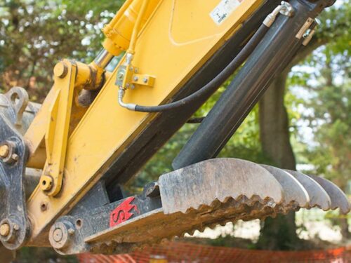 excavator hydraulic stick mounted thumb