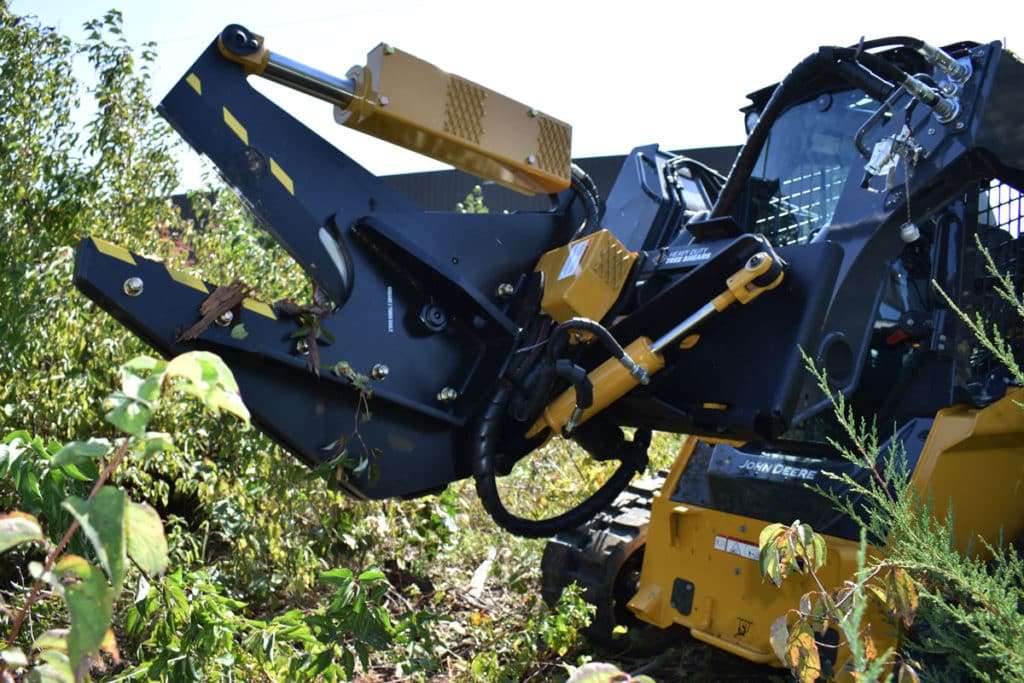 skid steer tree shear htc