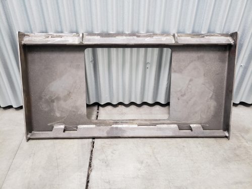 skid steer mounting plate