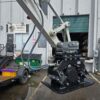 Excavator Compactor Plate on Takeuchi TB260 Excavator