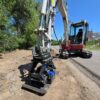 AttachWorx Compactor Plate on Takeuchi TB260