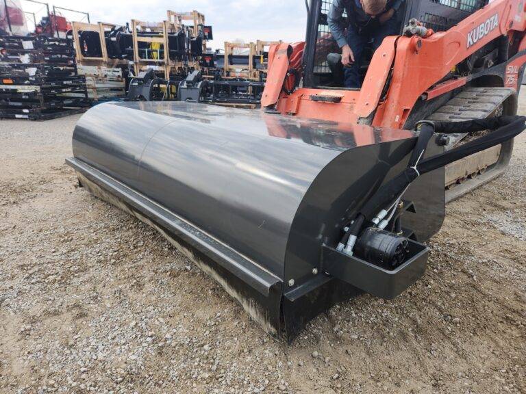 Skid Steer Pickup Broom 72" & 84" Wide IronCraft USA The